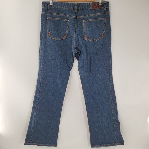 Michael Kors Womens Blue Jeans Size‎ 10 Boot Cut Straight - Picture 2 of 8